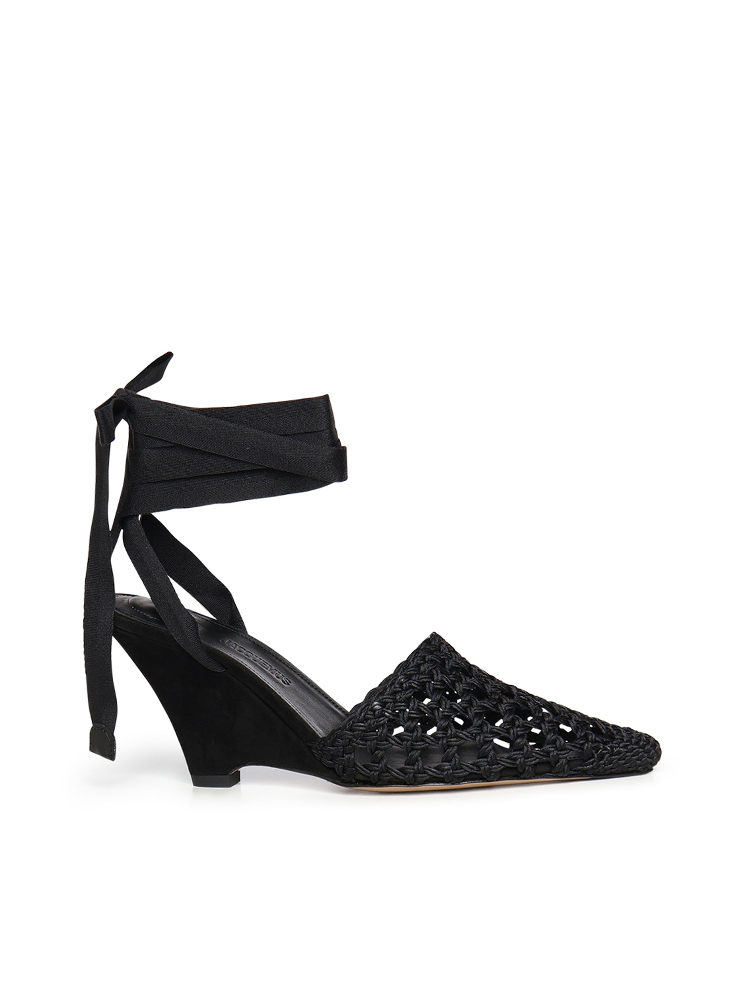 Jacquemus Flat Shoes Black Polyester