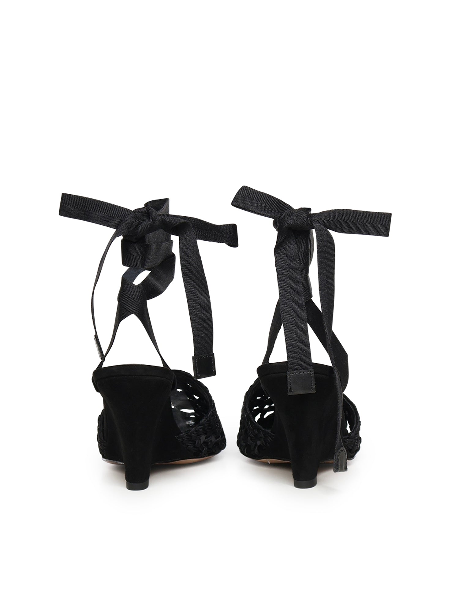 Jacquemus Flat Shoes Black Polyester