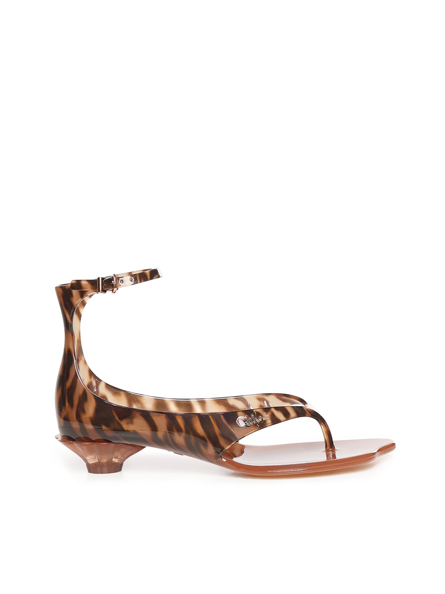 Chloè Sandals Black Brown Tpu