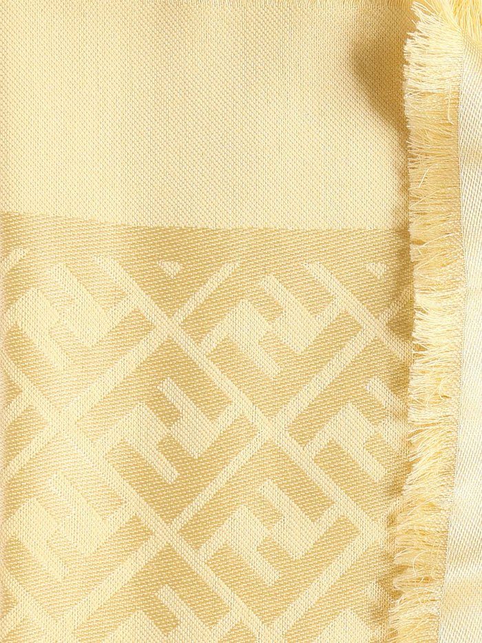 Fendi Scarfs Yellow Silk