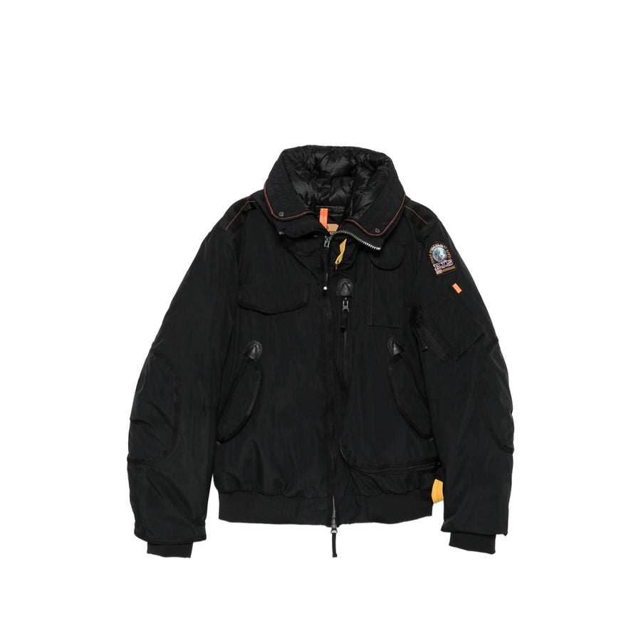 Padded Gobi Bomber Jacket Black Polyamide & Down