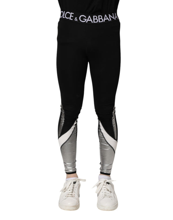Dolce & Gabbana 45% Nylon leggings in black
