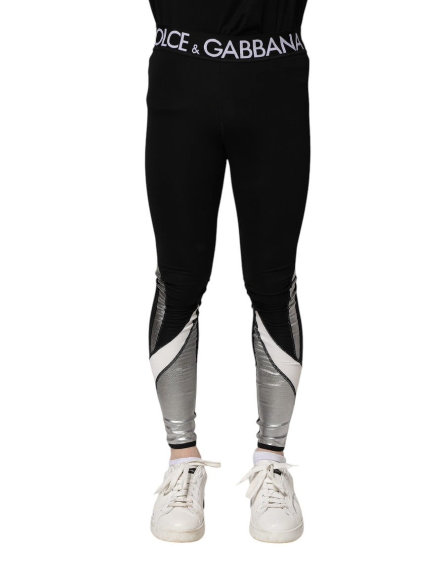Dolce & Gabbana 45% Nylon leggings in black