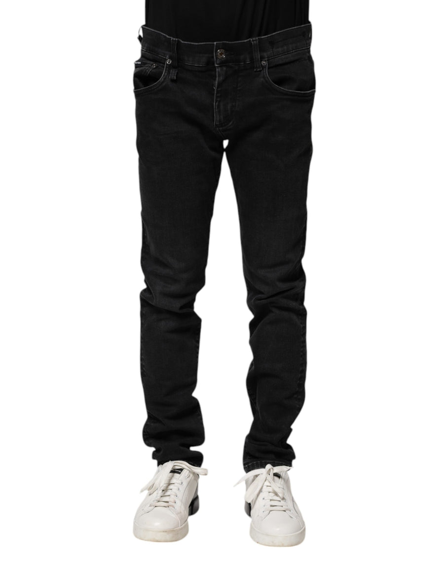 Dolce & Gabbana 72% Cotton 14% Modal 12% Polyester 2% Elastane jeans in black