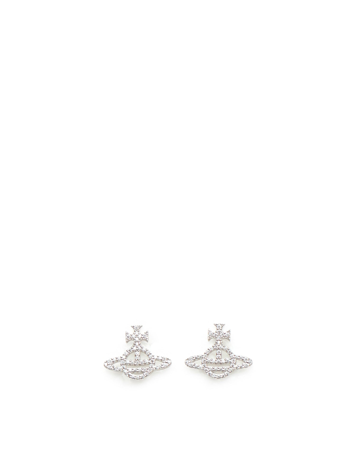 Vivienne Westwood Bijoux Platinum / White Cz Recycled Silver