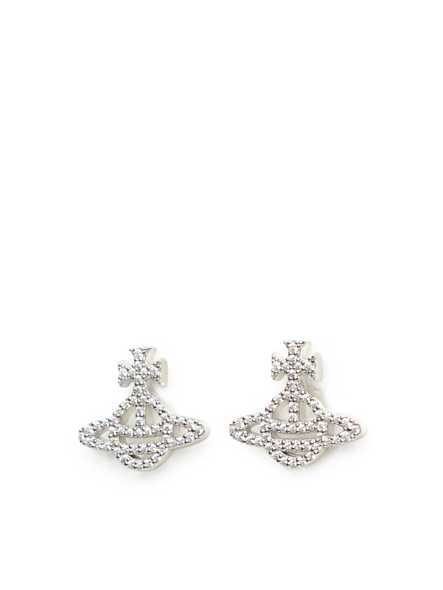 Vivienne Westwood Bijoux Platinum / White Cz Recycled Silver