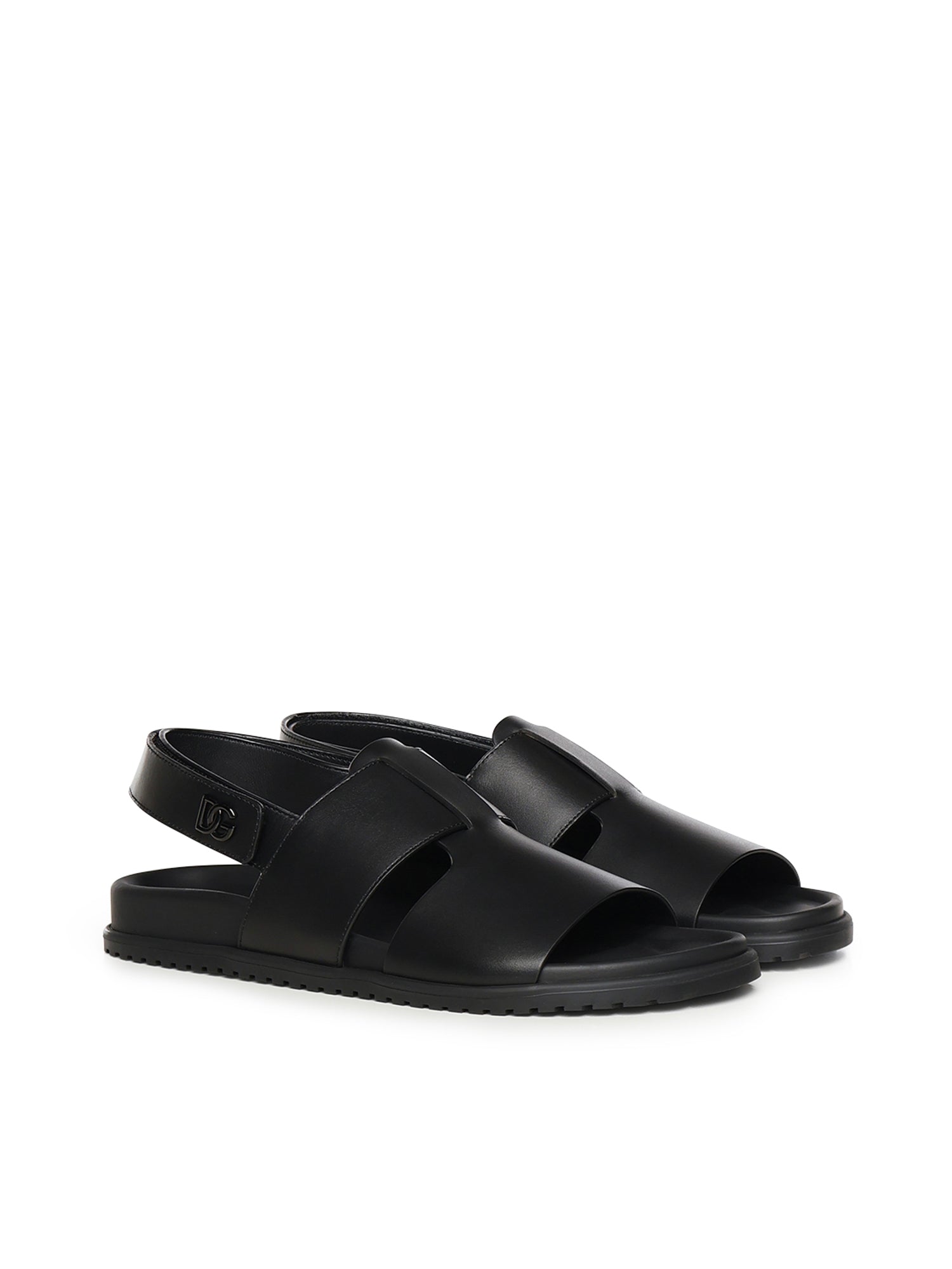 Dolce & Gabbana Sandals Black Calfskin