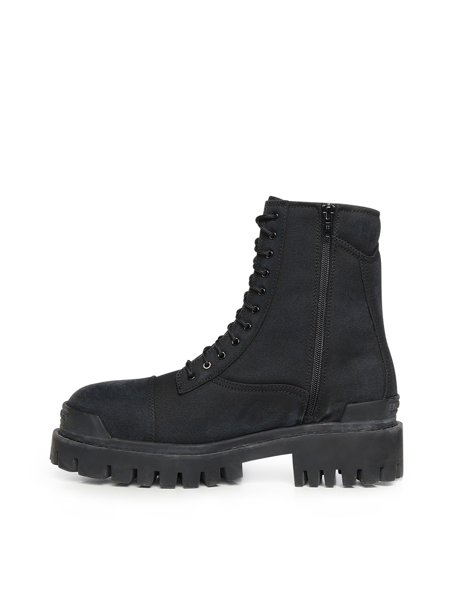 Balenciaga Boots Black Cotton