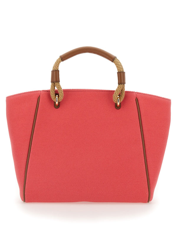 Small Tote Bag Pink Cotton Handbags