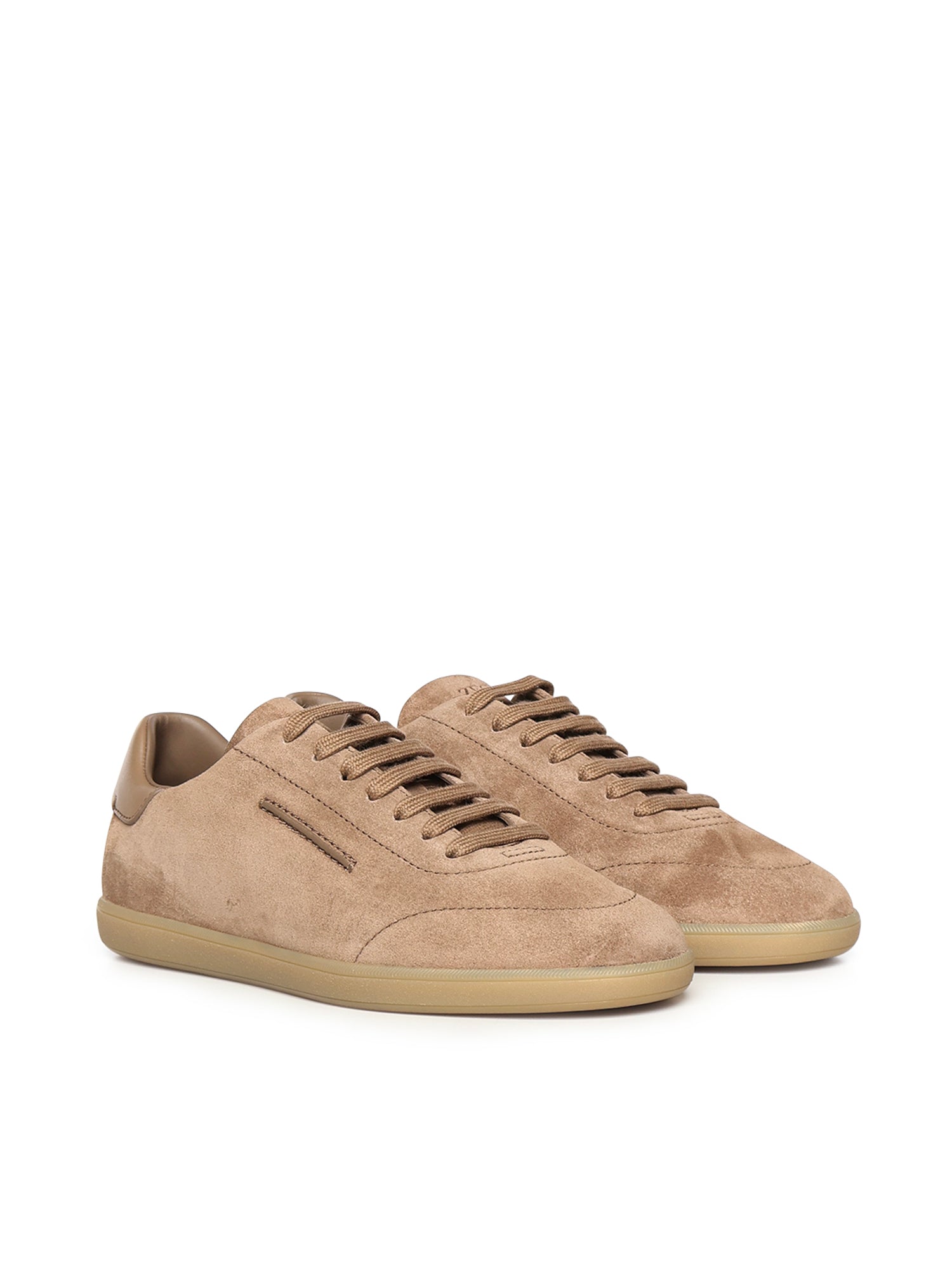 Zegna Sneakers Beige Calfskin