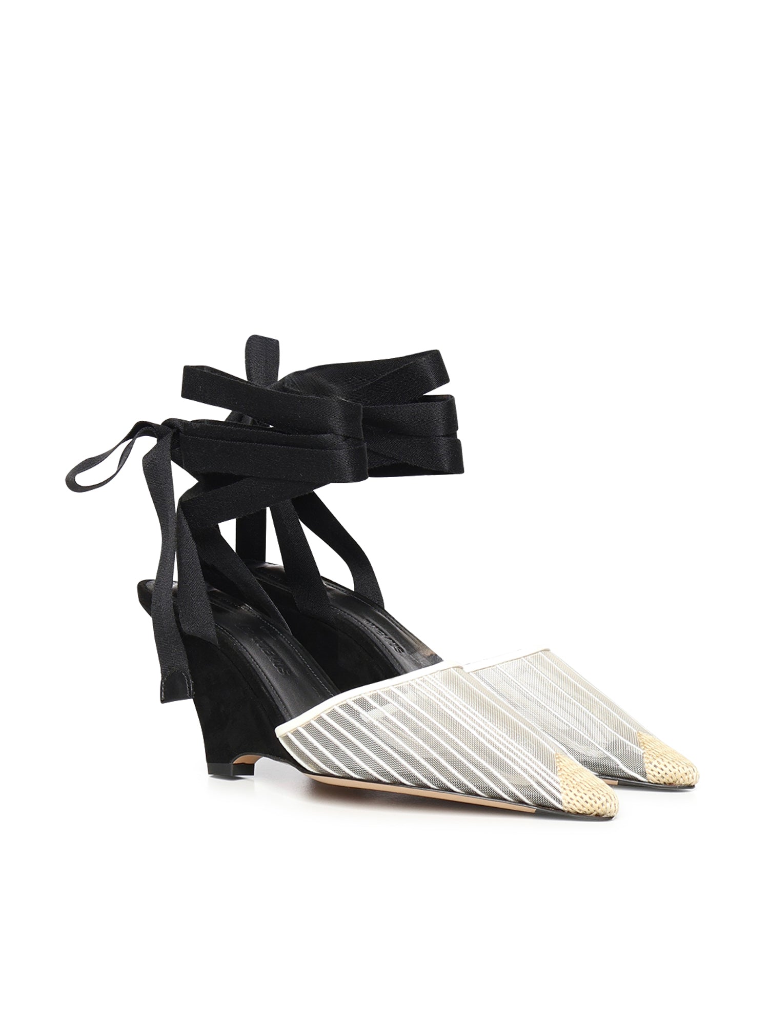 Jacquemus Flat Shoes White Lamb Leather