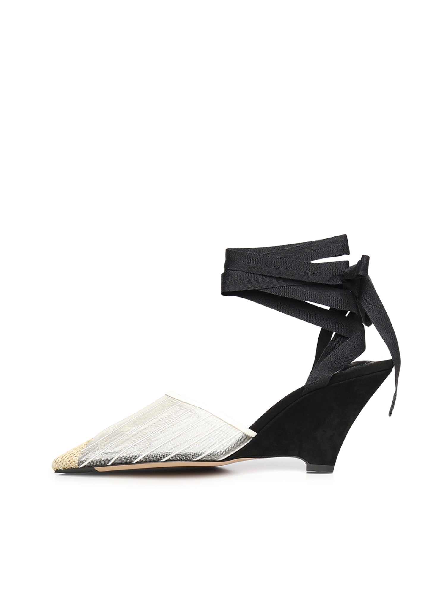 Jacquemus Flat Shoes White Lamb Leather