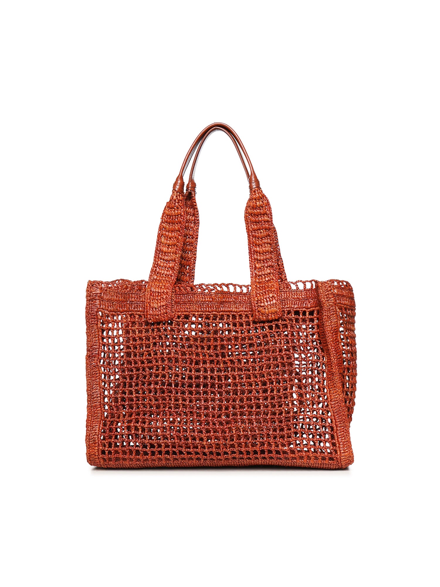 Chloè Bags Clay Brown Raffia
