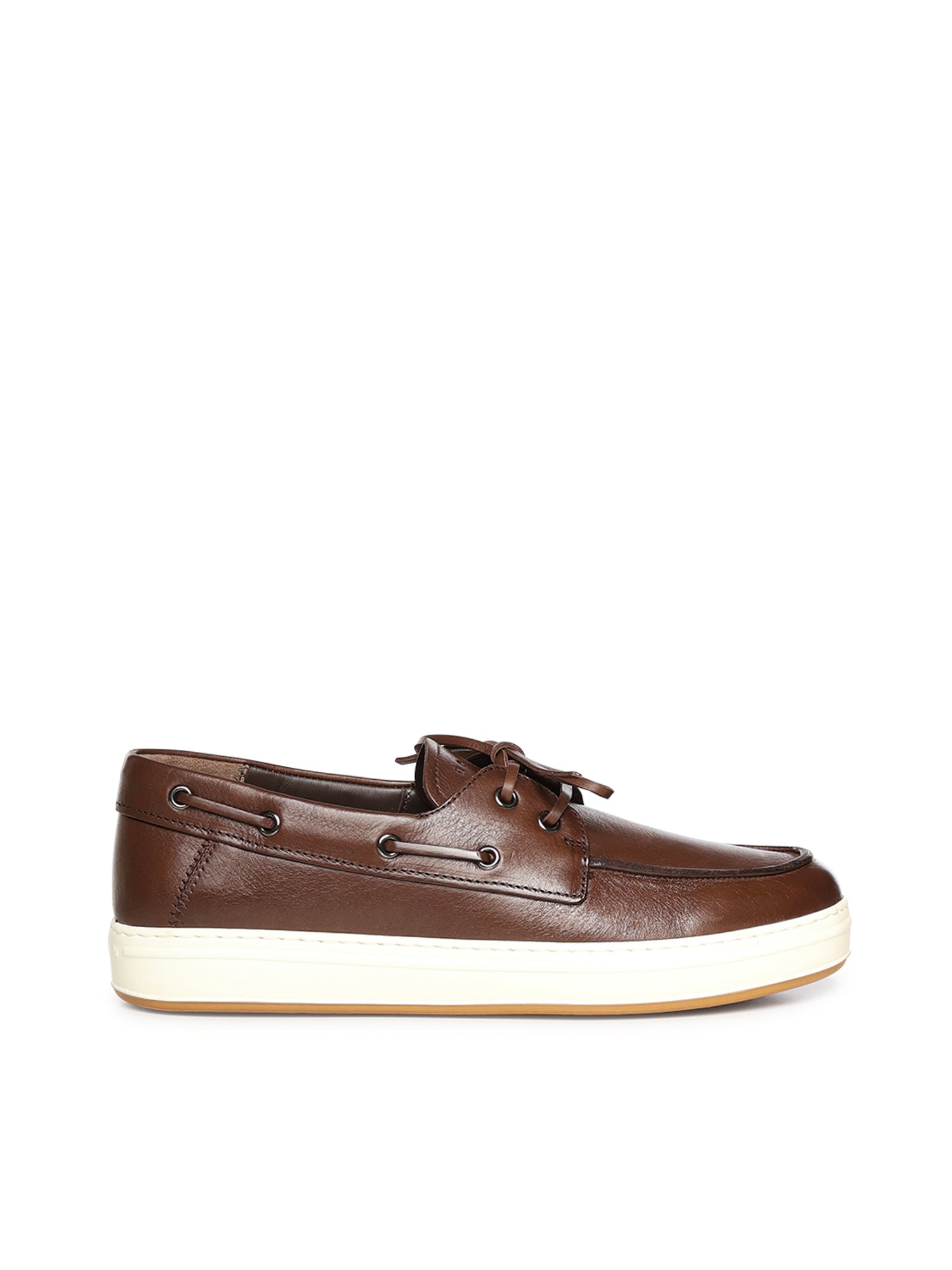 Hogan Sneakers Brown Leather
