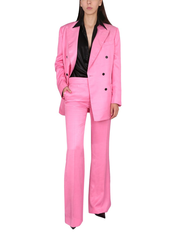 Boyfriend Jacket Pink Viscose