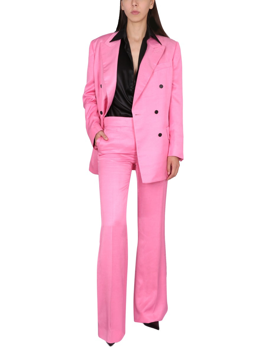 Boyfriend Jacket Pink Viscose
