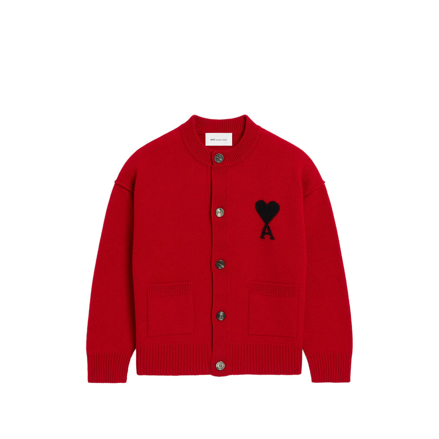 Cardigan Ami De Coeur Red Wool Cardigans