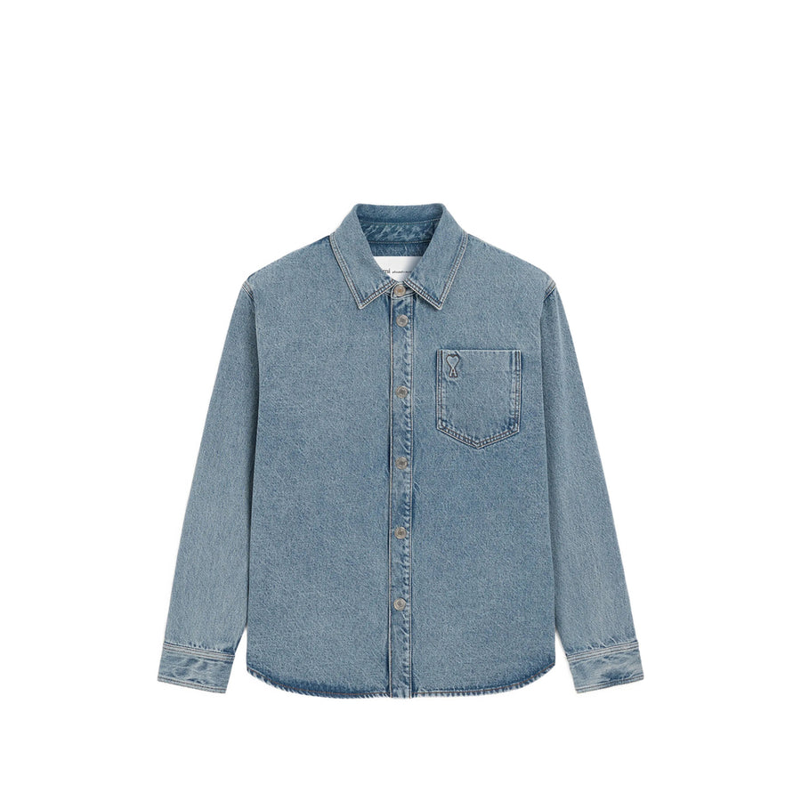 Denim Jacket Ami De Coeur Blue Cotton Oversized