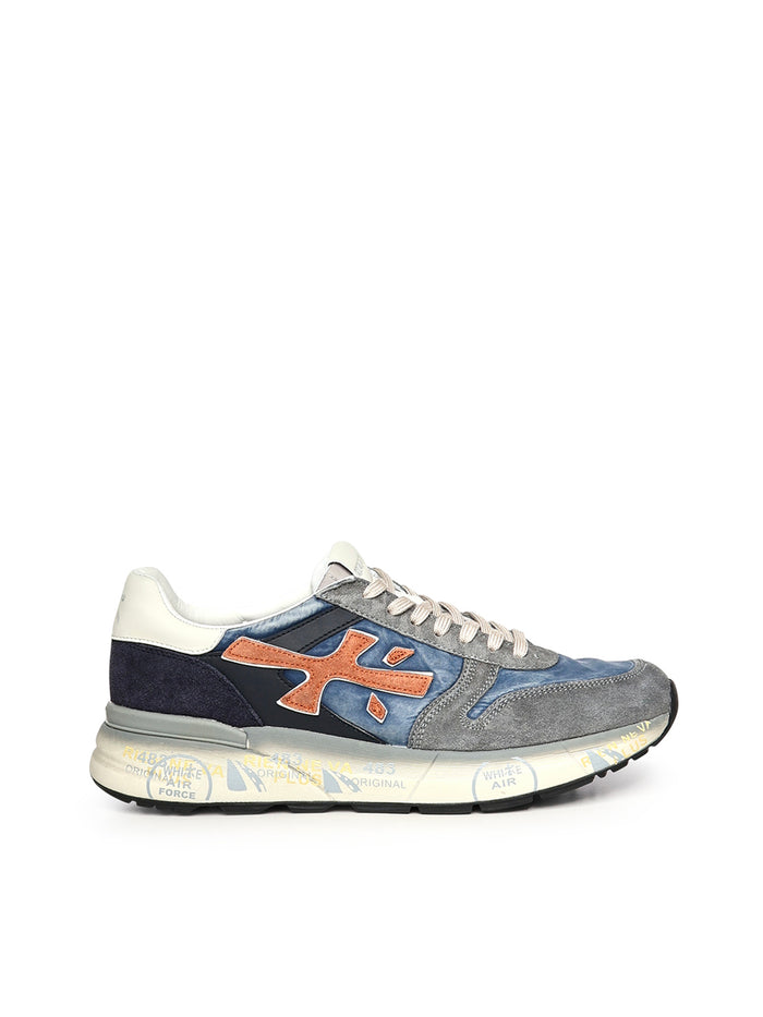 Premiata Sneakers Blue Calfskin