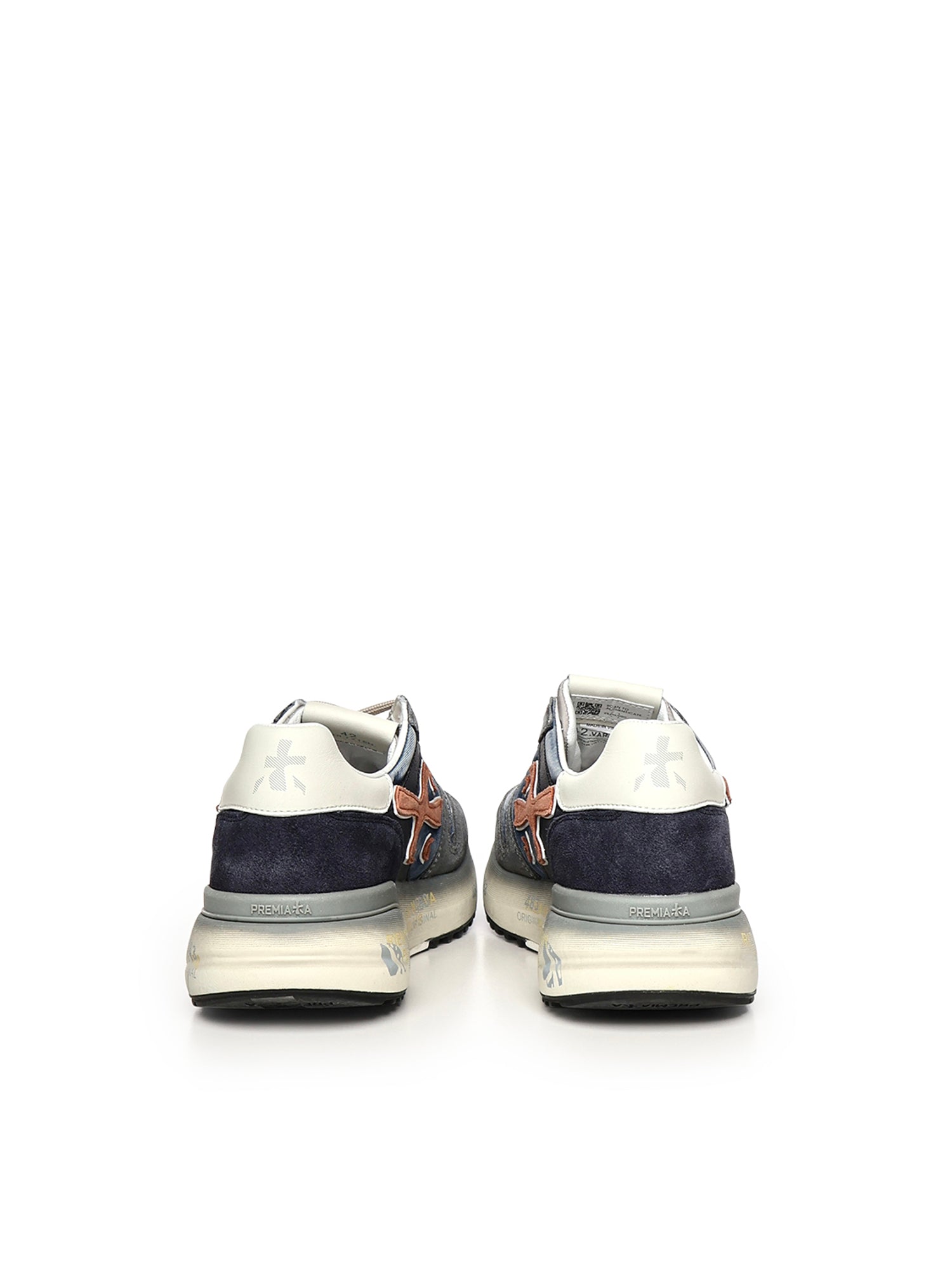 Premiata Sneakers Blue Calfskin