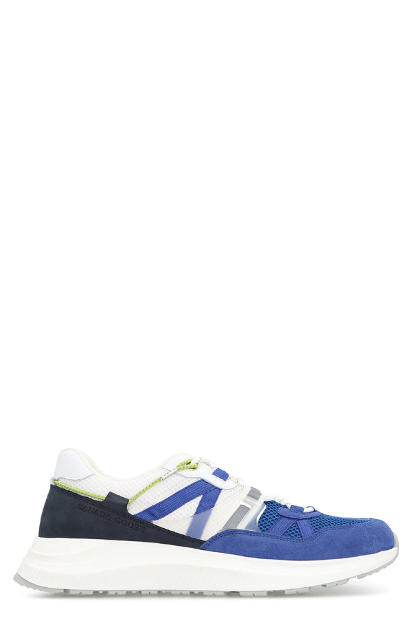 Cascade Low-Top Sneakers Blue Leather Trainers