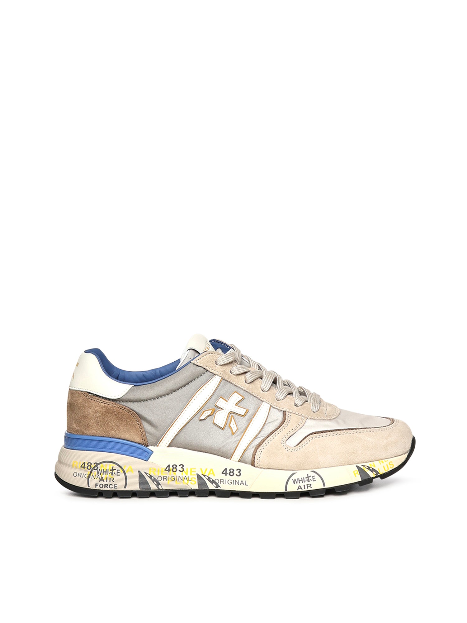 Premiata Sneakers Grey Goatskin