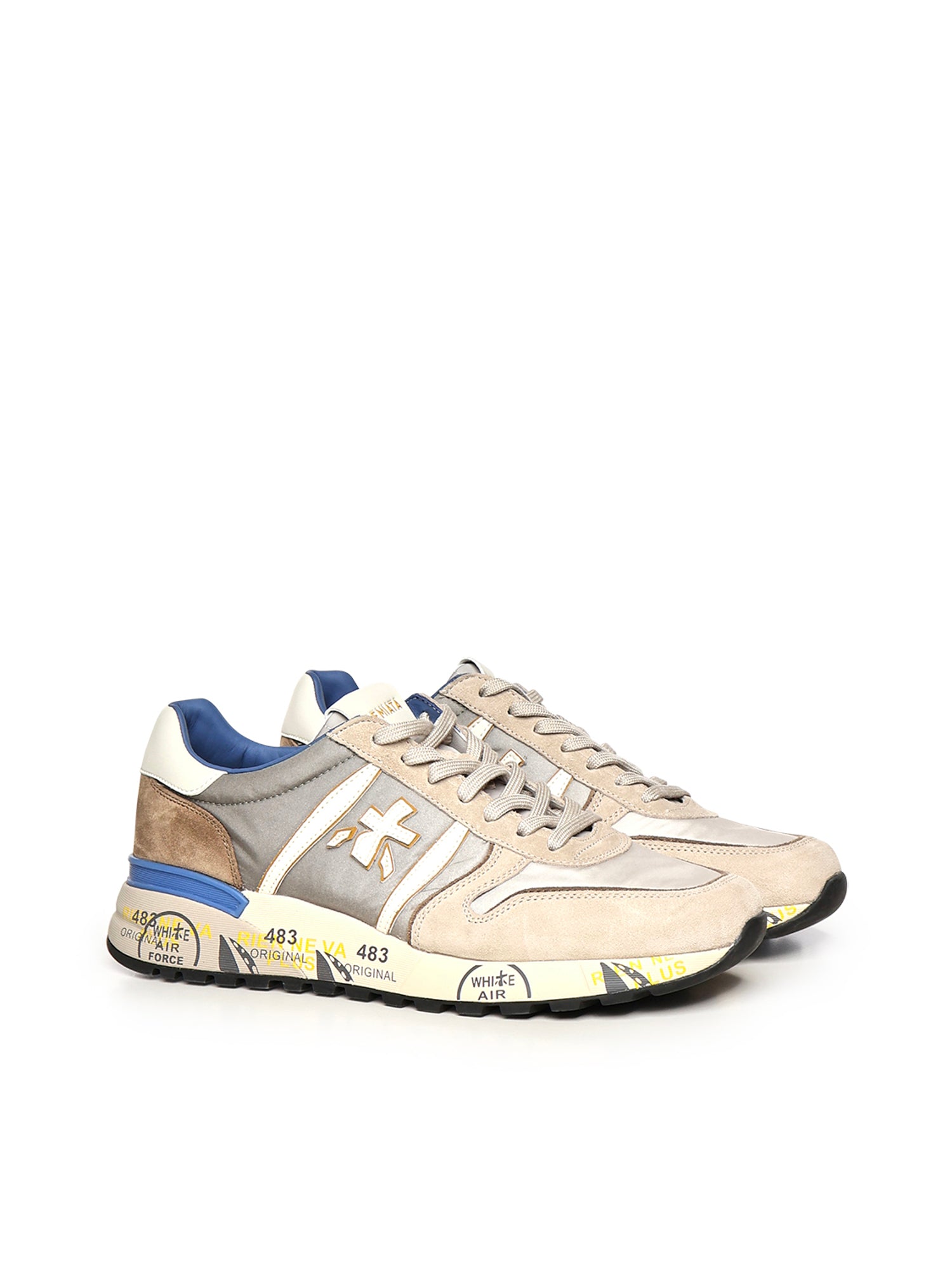 Premiata Sneakers Grey Goatskin