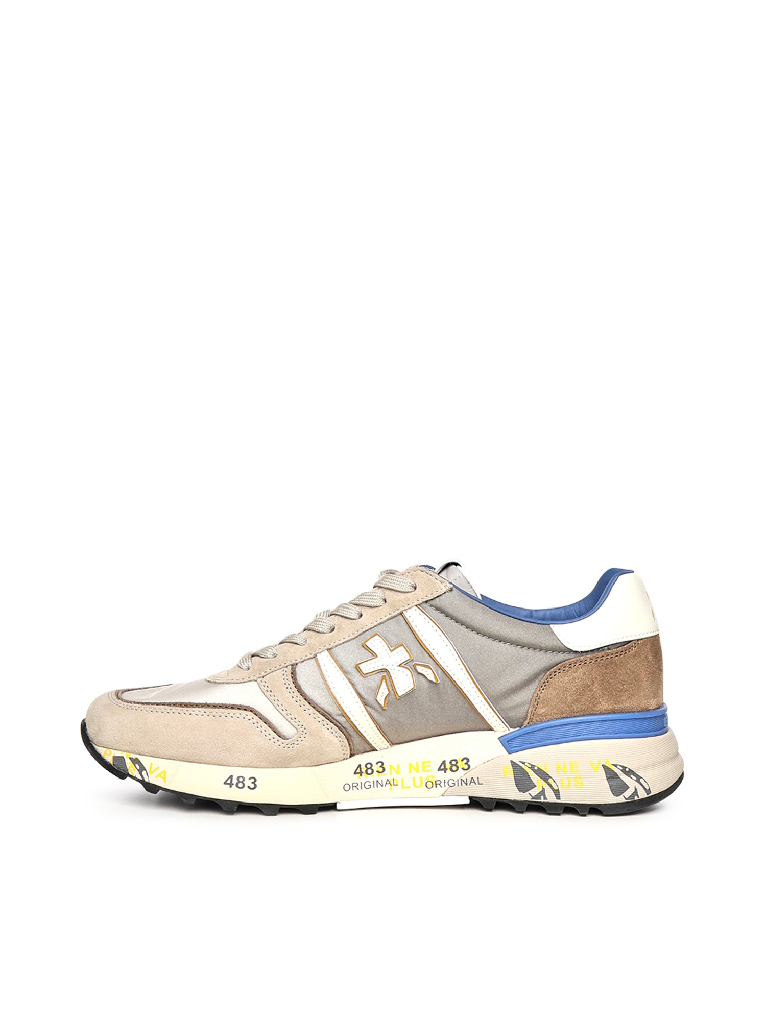 Premiata Sneakers Grey Goatskin