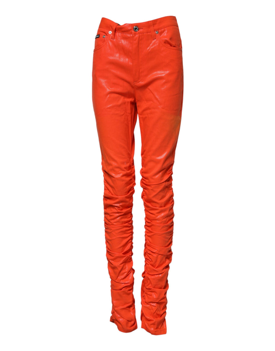 Dolce & Gabbana 100% Cotton jeans in orange