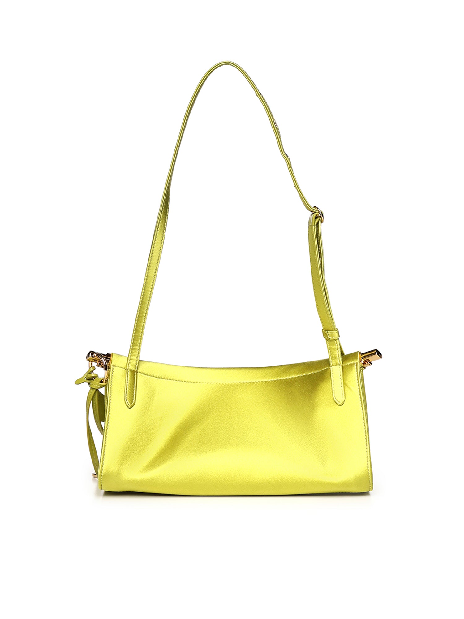 Alaia Bags Lime Silk Satin