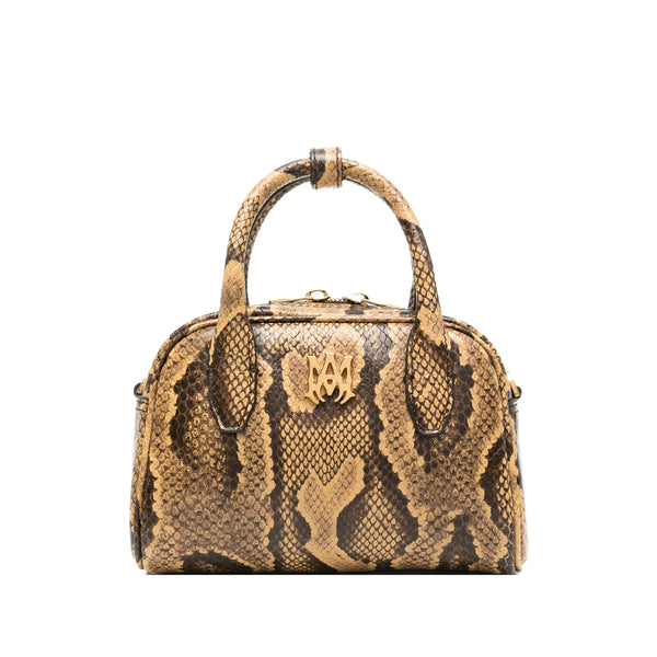 Mini Bag Snake-Effect Leather Brown/neutrals Calf