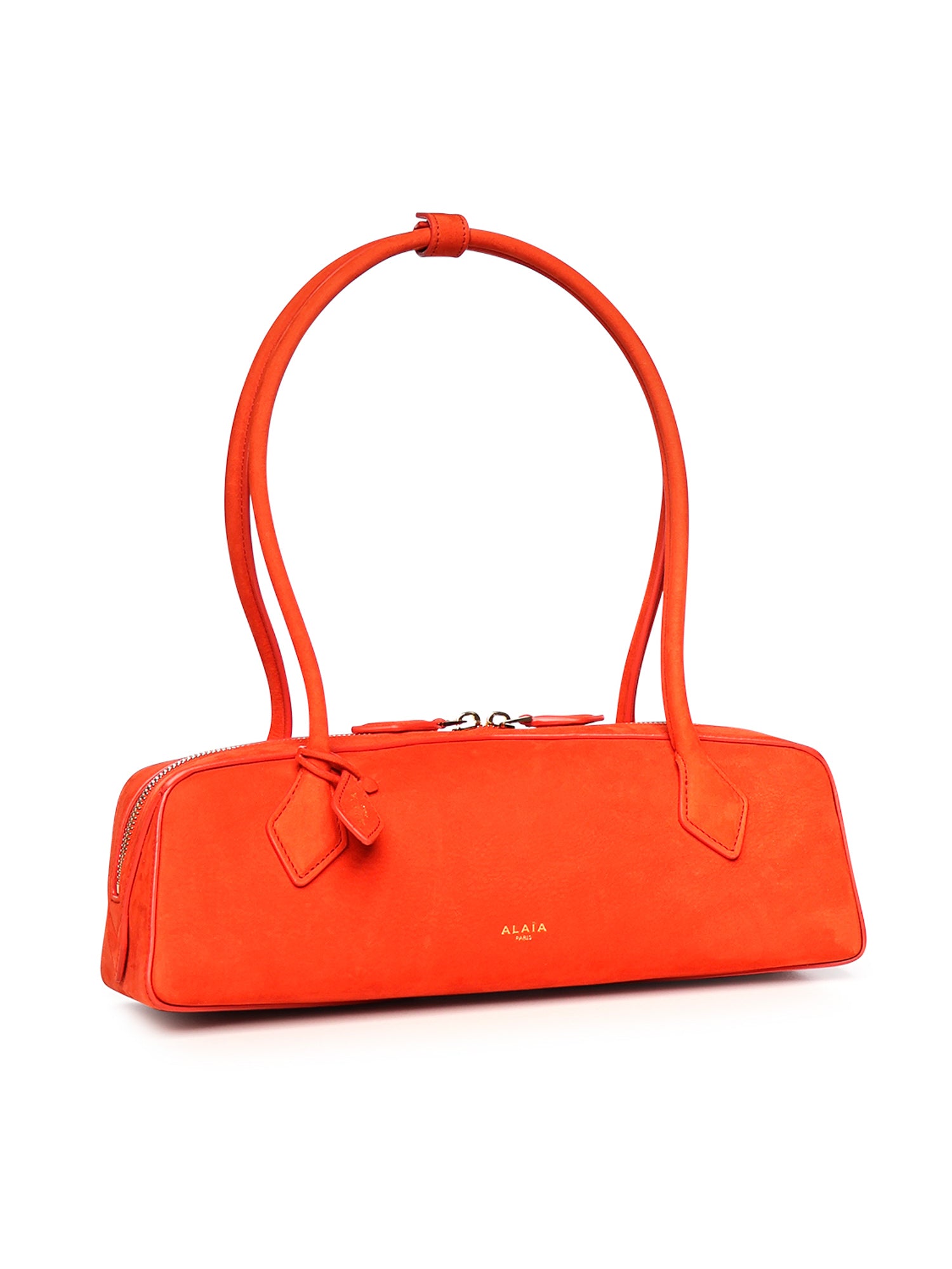 Alaia Bags Orange Brule Calfskin