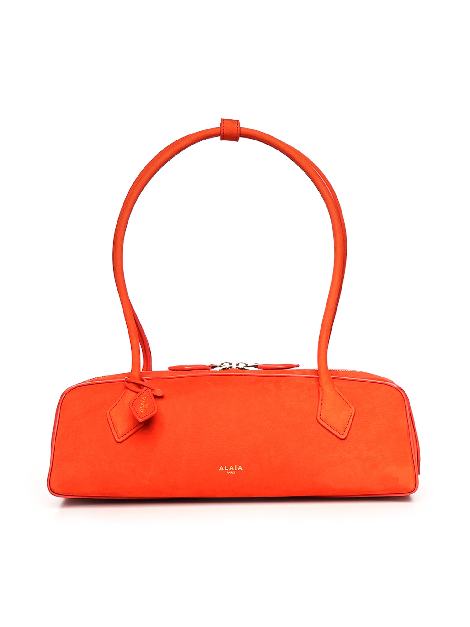 Alaia Bags Orange Brule Calfskin