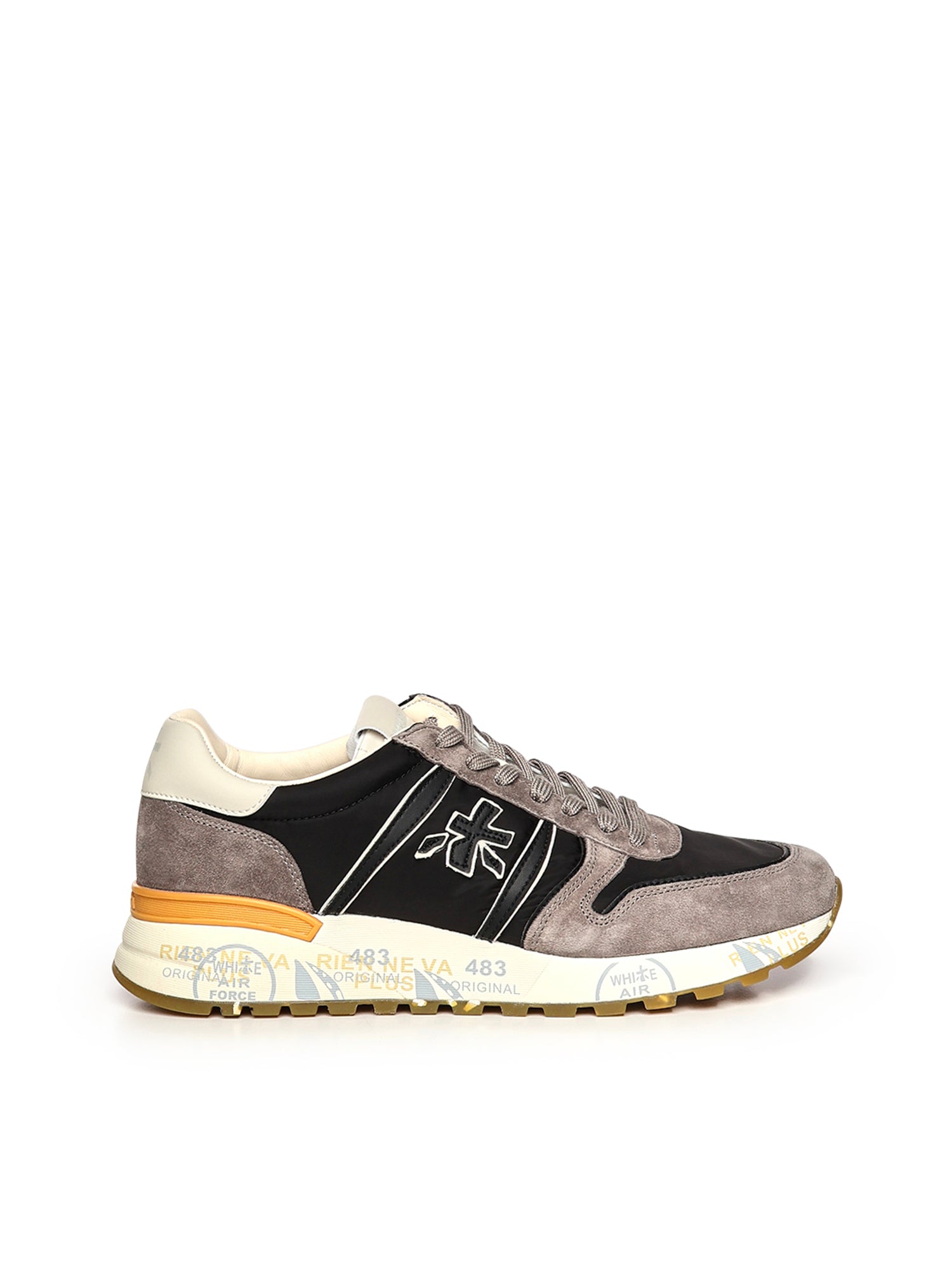 Premiata Sneakers Black/grey Polyamide