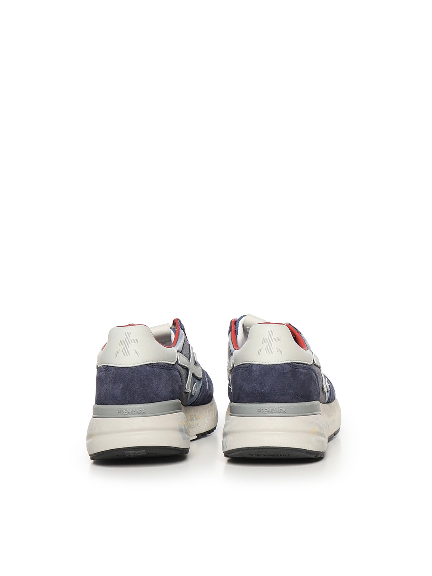Premiata Sneakers Blue Calfskin