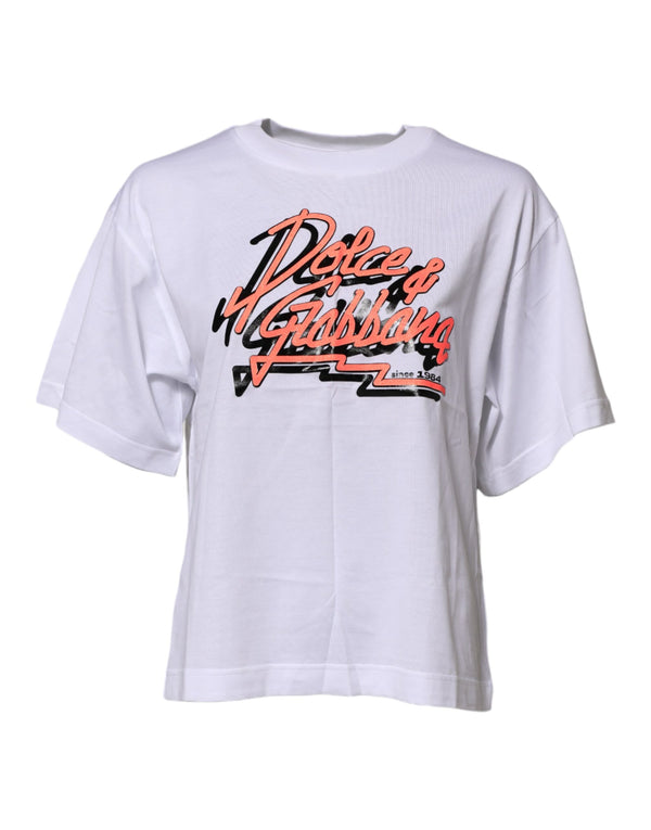 Dolce & Gabbana 100% Cotton t-shirt in white