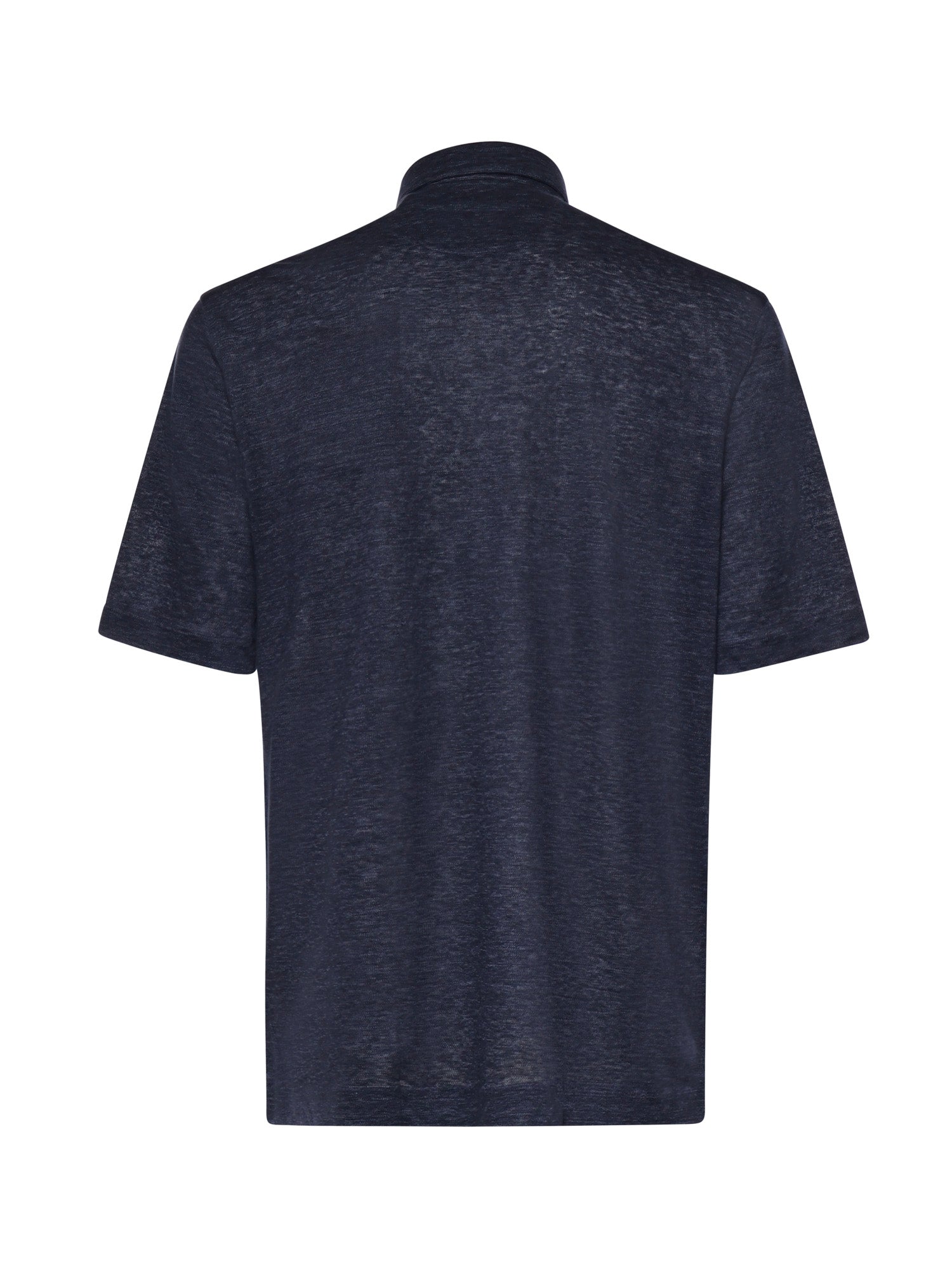 Zegna T-Shirts And Polos Blue Linen