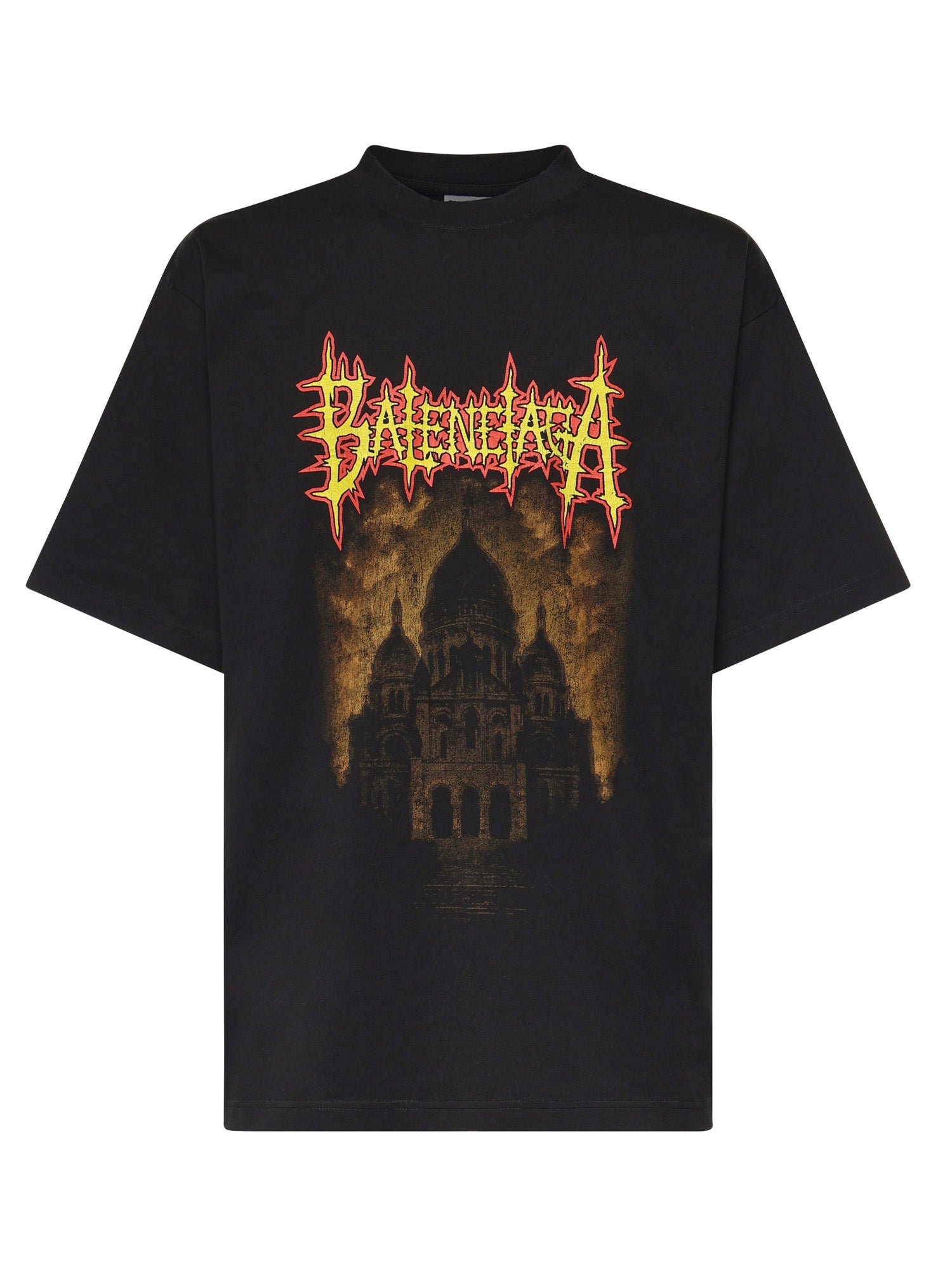 Balenciaga T-Shirts And Polos Black Cotton