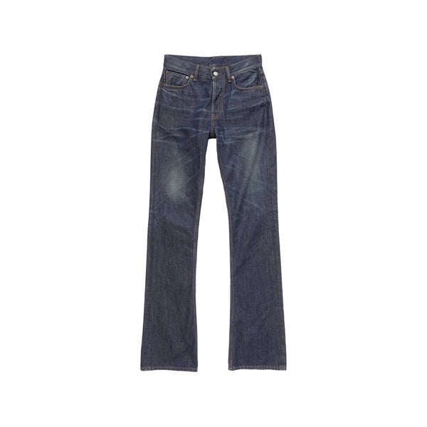 Straight-Leg 2009 Indigo Blue Jeans Organic Cotton