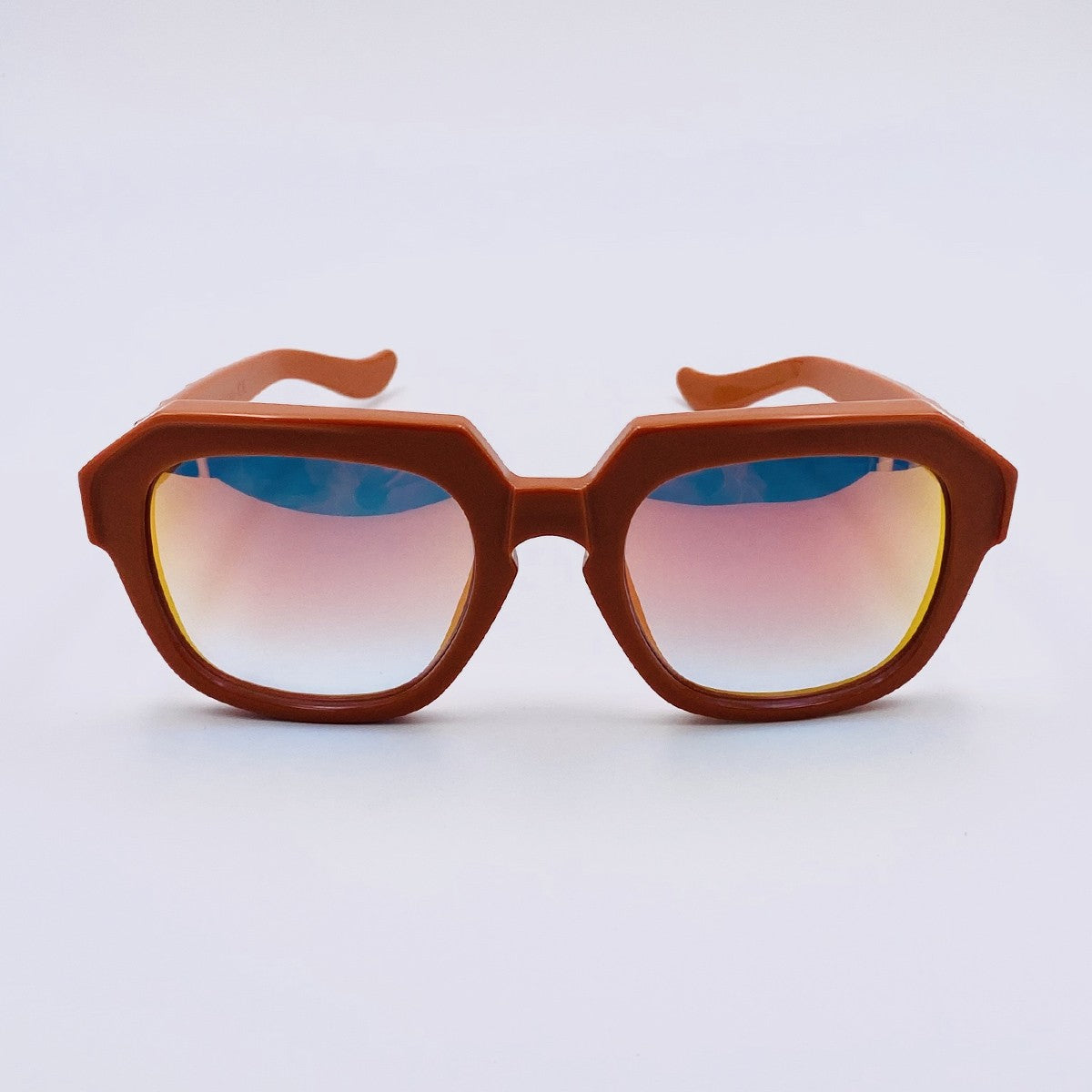Neck-Thru Arancione Celluloid Occhiali Sole