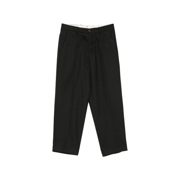 Trousers Wool Black