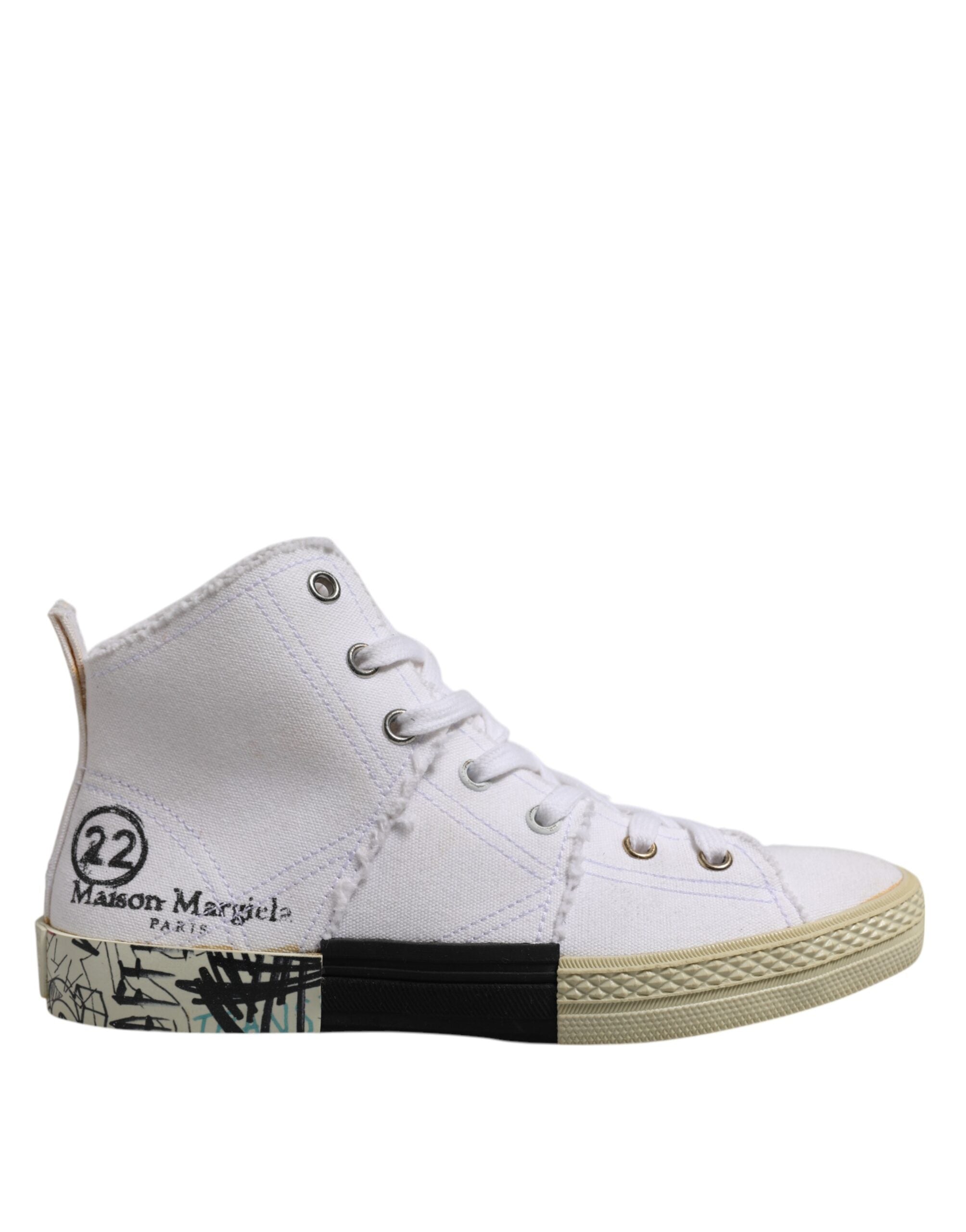 Maison Margiela Canvas sneaker in white — view 5