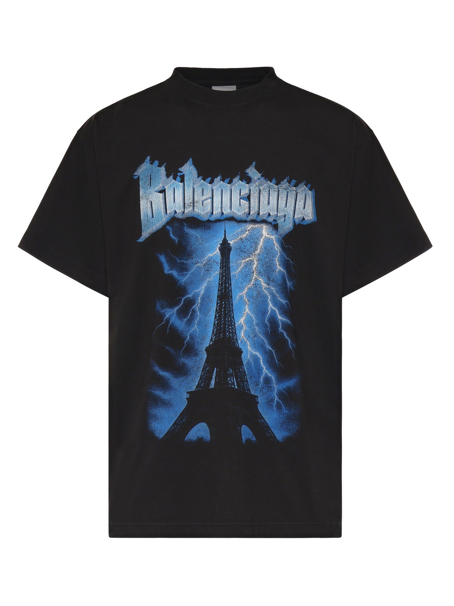 Balenciaga T-Shirts And Polos Black Cotton