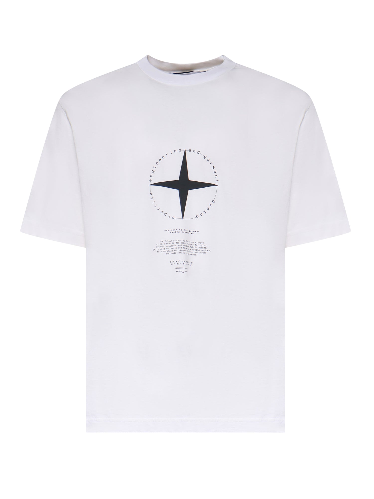 Stone Island T-Shirts And Polos White Organic Cotton