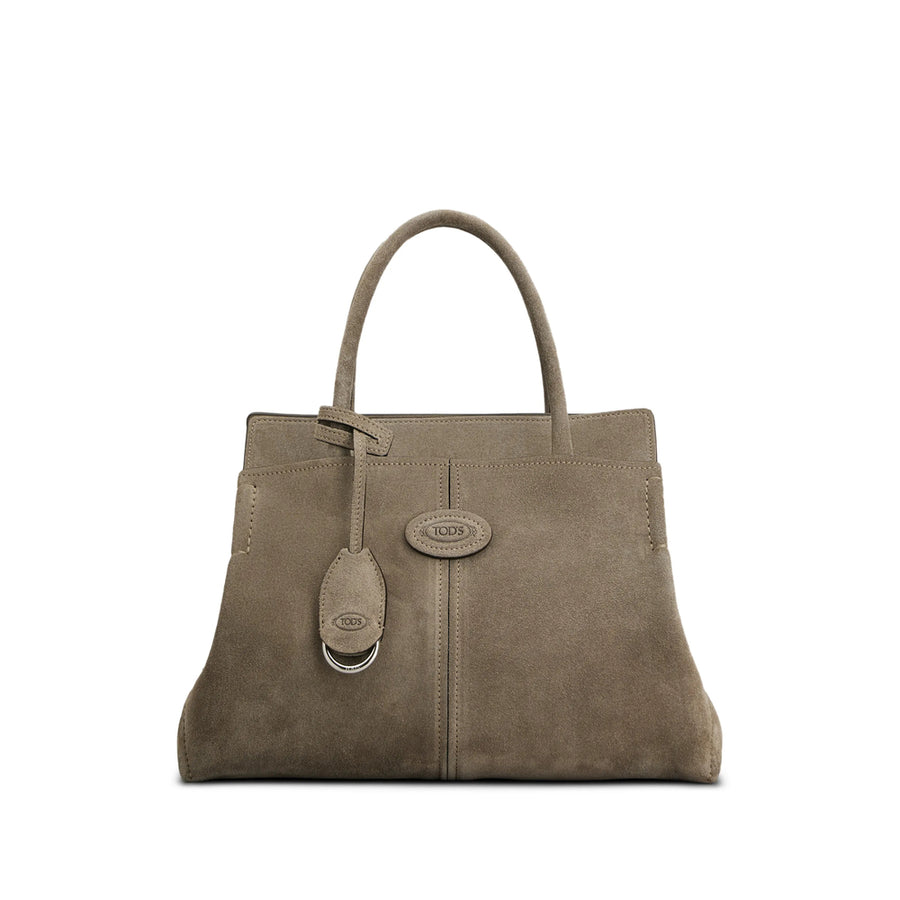 Bucket Bag Grey Suede Calf