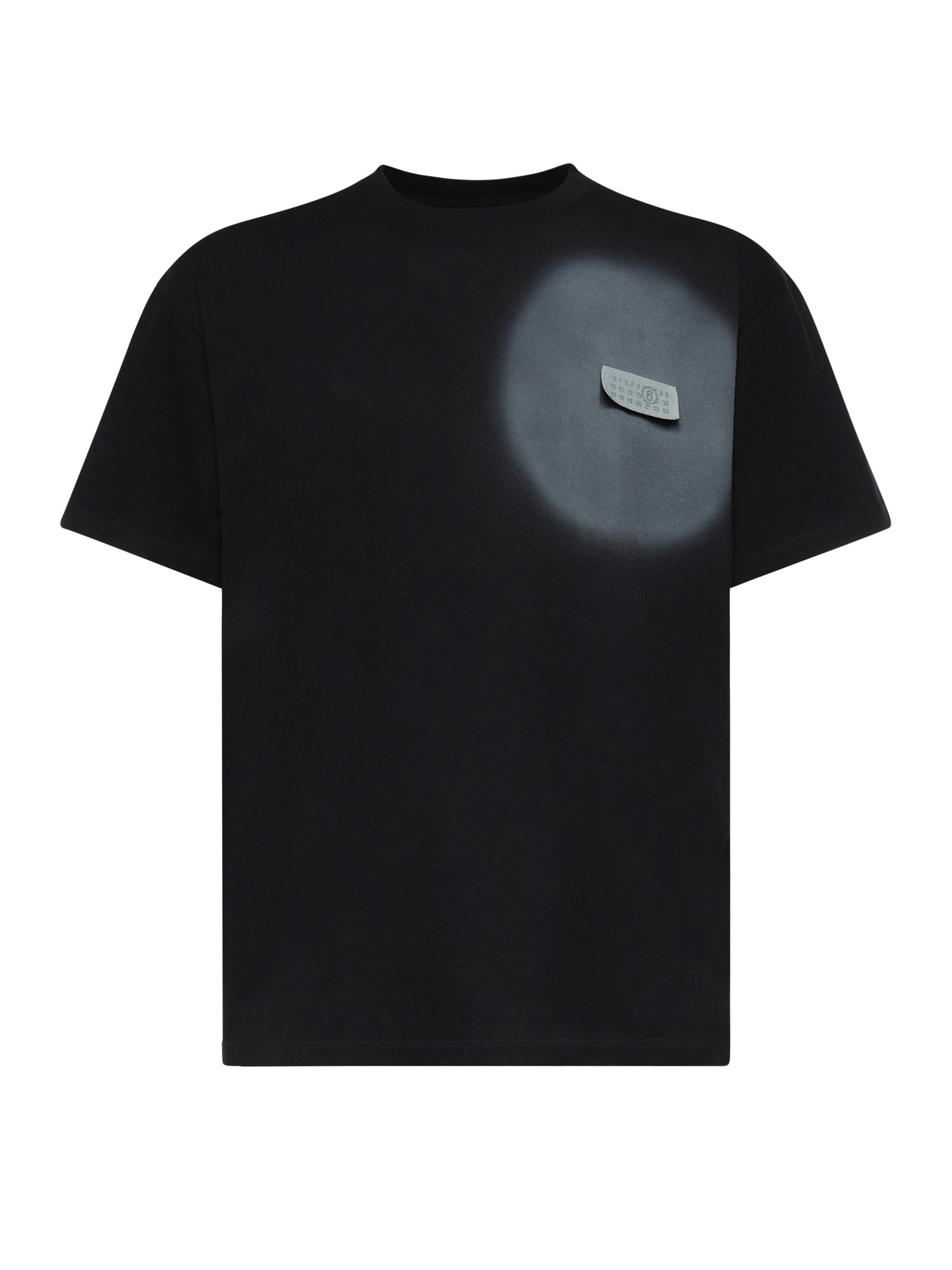 Mm6 Maison Margiela T-Shirts And Polos Black Cotone