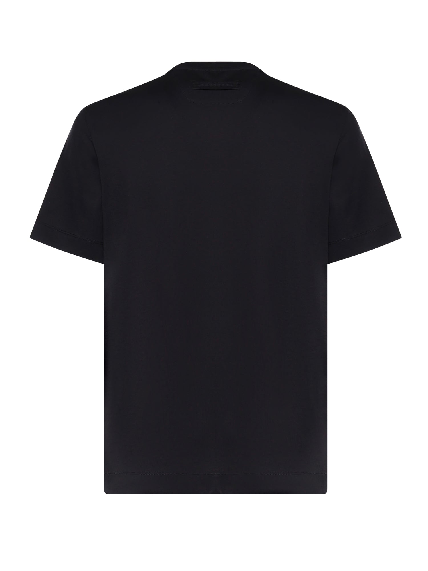 Zegna T-Shirts And Polos Navy Blue Cotton