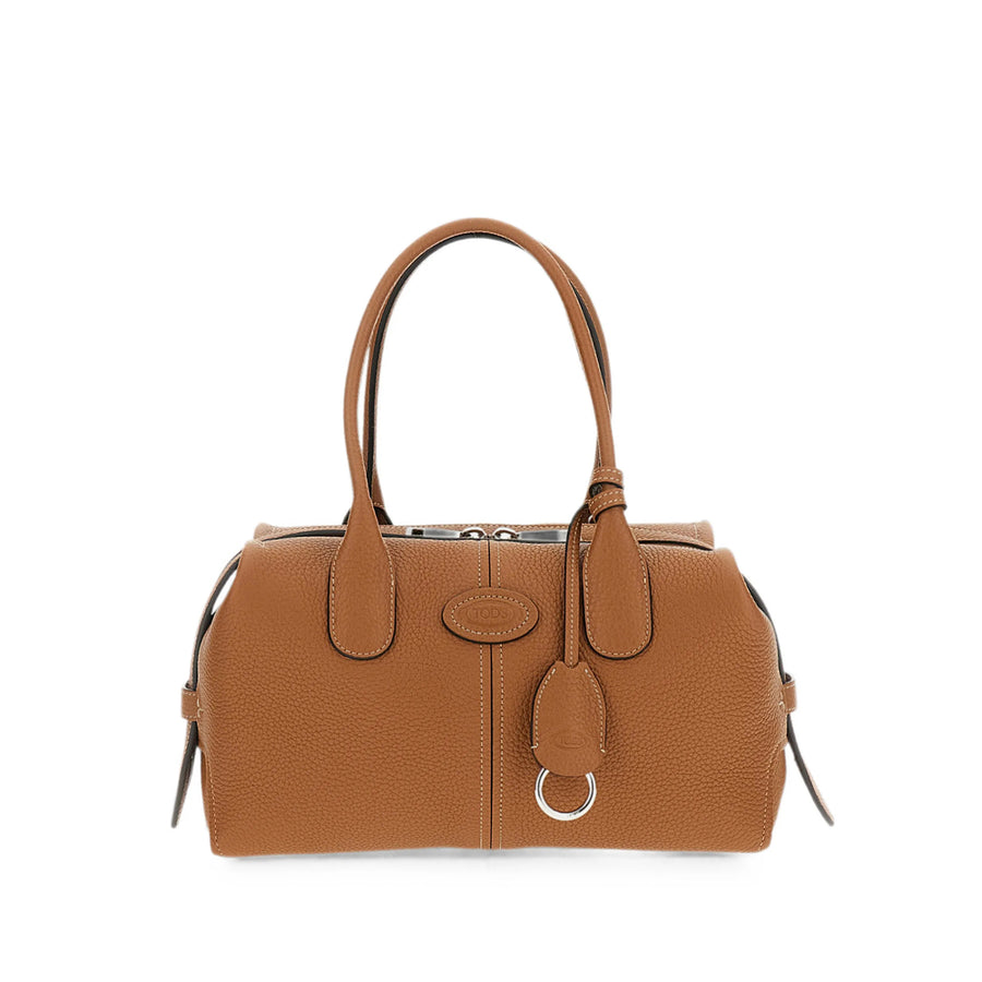 Tumbled Leather Tote Bag Brown Calf