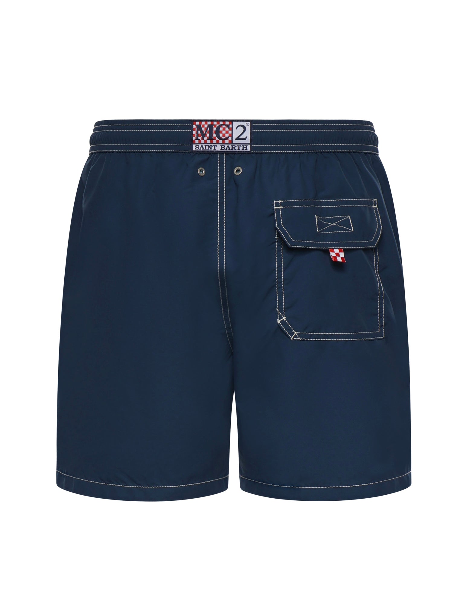 Mc2 Saint Barth Sea Clothing Marine Blue Polyester