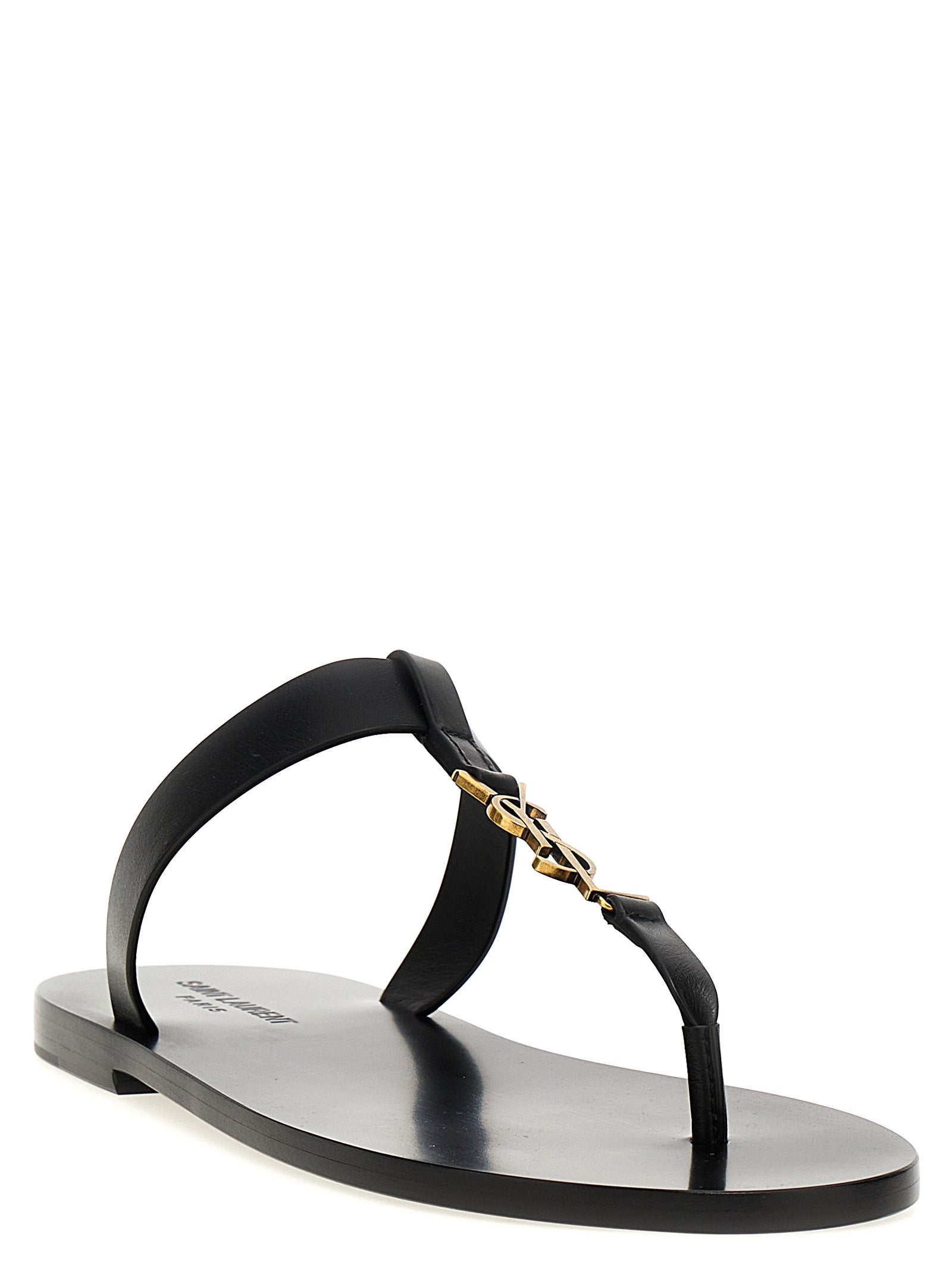 Cassandre sandals Black Calfskin Leather (bos Taurus)